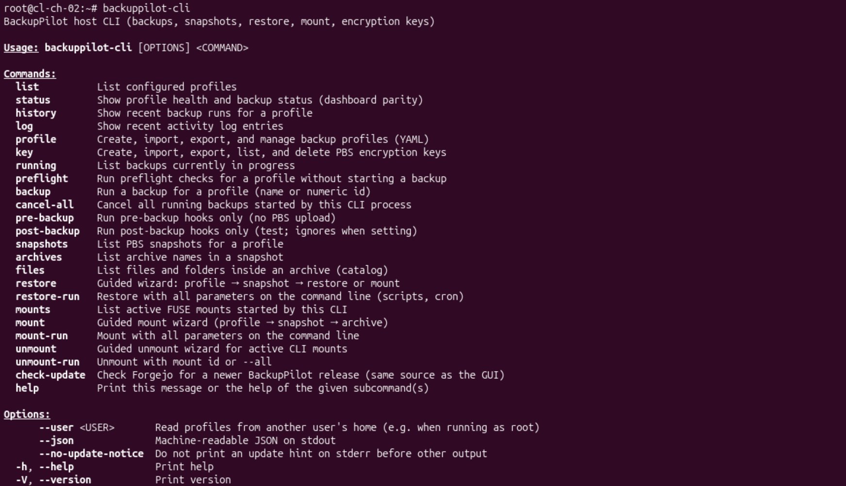 Automate and Manage Backups from the Command Line